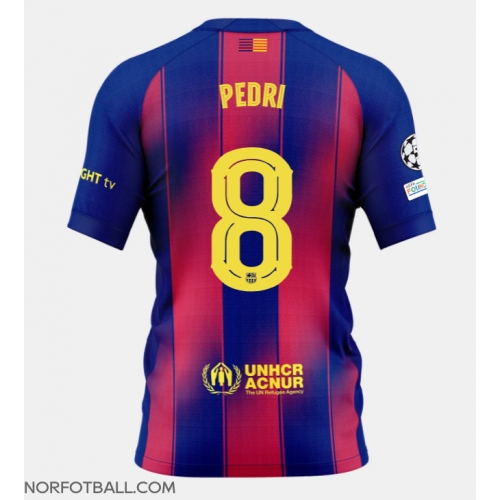 Billige Fotballdrakt Barcelona Pedri Gonzalez #8 Replika Hjemmedrakt 2025-26 Kortermet Billige Fotballdrakt Barcelona Pedri Gonzalez #8 Replika Hjemmedrakt 2025-26 Kortermet